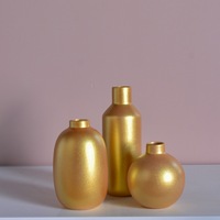 Vase à fleurs en verre mat nordique Aeofa Morandi, fait main, forme ronde irrégulière, décoration de table, style Instagram, mariage