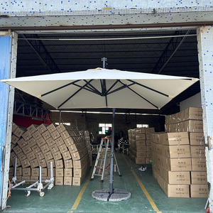 Sombrilla de Jardín Impermeable para Exteriores, Playa, <span class=keywords><strong>Patio</strong></span>, Tipo Cantilever, de Lona, con Estructura de Hierro - Product Image 3