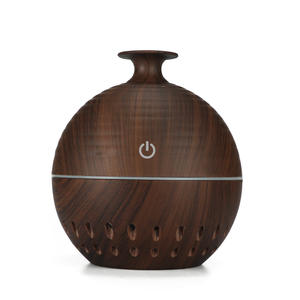 YX009ABEHVY เครื่องกระจายกลิ่นอโรมาเธอราพีลายไม้ USB เครื่องเพิ่มความชื้นขนาดเล็ก ตั้งเวลาได้ 2-8 ชั่วโมง สำหรับใช้ในบ้าน ระยะไม่เกิน 10 เมตร - Product Image 2