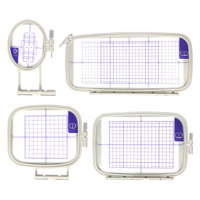 Lot de 4 cerceaux à broder en plastique pour machines Brother – Accessoires de couture et de broderie DIY