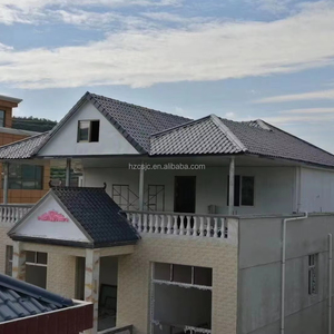 Kleur-Gecoate Zink Pvc Gegalvaniseerde Stalen Golfplaten Dakpannen Traditionele Asa Gebouw Dakpanelen Voor Residentiële Tempels