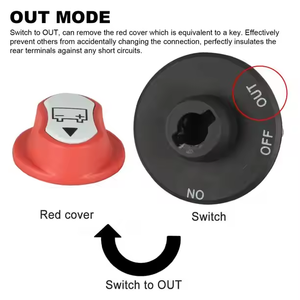 DC12V 24V 50A 100A 200A 300A barco marino coche RV batería desconexión aislador corte interruptor desconectores para una eficacia - Product Image 4