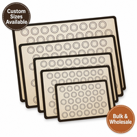 Style personnalisé de haute qualité Offre Spéciale tapis de pâtisserie en silicone de cuisine antiadhésif réutilisable tapis de pétrissage tapis de cuisson en silicone