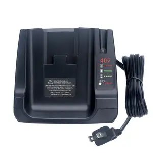 36v 40v Max Battery Charger With 2usb Replacement For Black +
