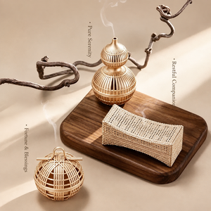 Quemador de Incienso de Sándalo Estilo Chino XIANG, Soporte de Aromaterapia de Acero para Decoración del Hogar, Regalo, Colección Ritual - Product Image 1