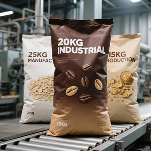 <span class=keywords><strong>Sac</strong></span> d'emballage en <span class=keywords><strong>plastique</strong></span> personnalisé de grande capacité de qualité <span class=keywords><strong>alimentaire</strong></span> avec thermoscellage à fond plat pour croustilles noix pour le stockage - Product Image 2
