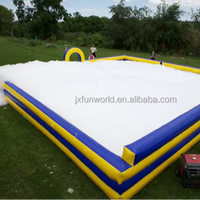 Piscine gonflable en mousse pour adultes, pour fête d'enfants, piscine à savon et air, fosse gonflable en mousse avec location de machine à mousse