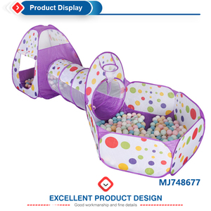Tente de terrain de jeu intérieure/extérieure pliable portable et nouveau jouet de <span class=keywords><strong>tunnel</strong></span> pour les <span class=keywords><strong>jeux</strong></span> de balle de mer pour enfants - Product Image 4
