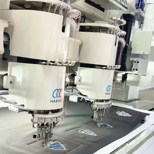 Nouvelle machine à broder à tête ronde de pointe, production personnalisée directe d'usine pour la broderie de logos de marques sur écussons - Product Image 1