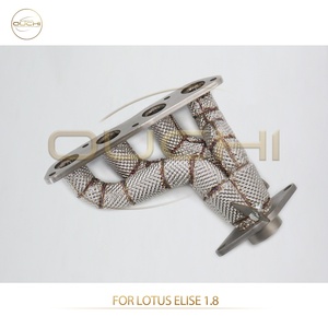 Colector de escape OUCHI de alta calidad para <span class=keywords><strong>Lotus</strong></span> <span class=keywords><strong>Elise</strong></span> 1.8, de acero inoxidable con escudo térmico, piezas de rendimiento automotriz - Product Image 5