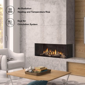 <span class=keywords><strong>Chimenea</strong></span> de Gas Decorativa MEISU.CH, <span class=keywords><strong>Prefabricada</strong></span>, Moderna, de Lujo, Independiente, con Piedras Decorativas, para Interiores - Product Image 3