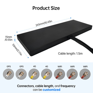 <span class=keywords><strong>Gps</strong></span> רווח גבוה + 4g lte + wifi gnss glonass פעיל עמיד למים ip66 5g אנטנה משולבת עבור אנטנה mimo מכונית - Product Image 2