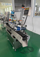 Machine d'étiquetage automatique horizontale pour flacons, ampoules et tubes de laboratoire