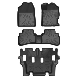 พรมปูพื้นรถยนต์แบบสามมิติ TPE สำหรับ <span class=keywords><strong>Honda</strong></span> <span class=keywords><strong>BRV</strong></span> <span class=keywords><strong>Mobilio</strong></span> ป้องกันทุกสภาพอากาศ ออกแบบพิเศษสำหรับรถยนต์ พร้อมอุปกรณ์เสริม - Product Image 1