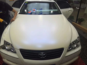 1.52x18m <span class=keywords><strong>PVC</strong></span> beberapa warna gelembung udara gratis logam Matt putih ke biru bunglon sisi tubuh vinil pembungkus mobil stiker desain <span class=keywords><strong>Film</strong></span> - Product Image 3