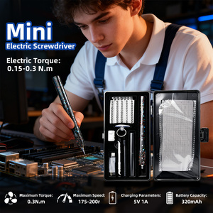 Kit de Destornillador de Impacto Recargable Mini, Juego de Destornilladores Eléctricos Inalámbricos Pequeños de Precisión de 56 Piezas para Teléfono y <span class=keywords><strong>PS4</strong></span> - Product Image 3