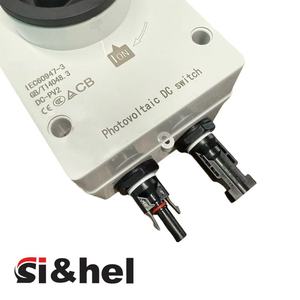 Si & hel gf51 MC4 TUV cấp v0 IP66 không thấm nước năng lượng mặt trời điện áp thấp điều khiển chính quang điện PV DC cách ly Hộp chuyển đổi - Product Image 5