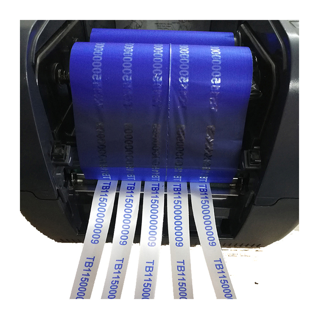 Barcode Printer Thermal Transfer Printer Thermal Printer for Clothing Satin Nylon Taffeta Care Label Rolls