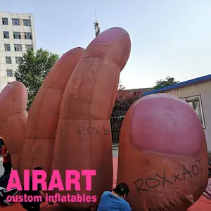 Dedo inflable realista <span class=keywords><strong>mano</strong></span> inflable <span class=keywords><strong>gigante</strong></span> para Decoración - Product Image 1