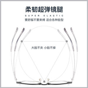 Monturas de Gafas de Titanio Rectangulares para Hombre, Montura Completa Ligera, Lentes Acrílicas IP 6091, Origen Danyang - Product Image 4