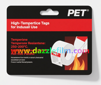 Nanyang Dazzle Étiquettes PET haute température pour application de traitement thermique en acier et en aluminium