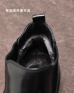 Zapatos casuales de cuero genuino para hombre con punta redonda retro, modernos, estilo ejecutivo, zapatos formales de lujo - Product Image 6