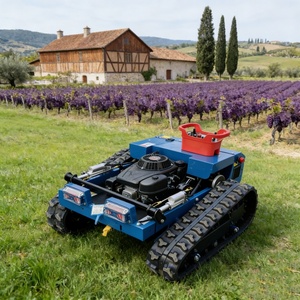 Free Shipping Multifunctional RC Robot <b>Remote</b> <b>Control</b> Lawnmower All Terrain Farm and Lawn Trimming <b>Mower</b> - Product Image 6