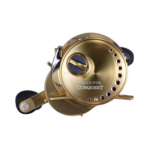 Moulinet de pêche Calcutta Conquest en alliage d'aluminium, moulinet à tambour pour la pêche en bateau en mer - Product Image 1