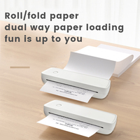 Imprimante portable A80 A4, imprimante thermique pour les voyages, prend en charge les formats de papier US Letter 8,5x11 et A4