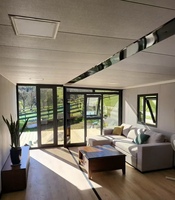 Maison préfabriquée pliable et extensible de 20/40 pieds, 2/3 chambres, conforme aux normes australiennes, pour bureau, salon, cuisine