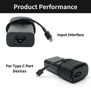 家庭用電子機器充電器、<span class=keywords><strong>Dell</strong></span>用65WラップトップACアダプタータイプcインターフェイス電源ライン充電器20V3.25A <span class=keywords><strong>Dell</strong></span>電源アダプター - Product Image 2