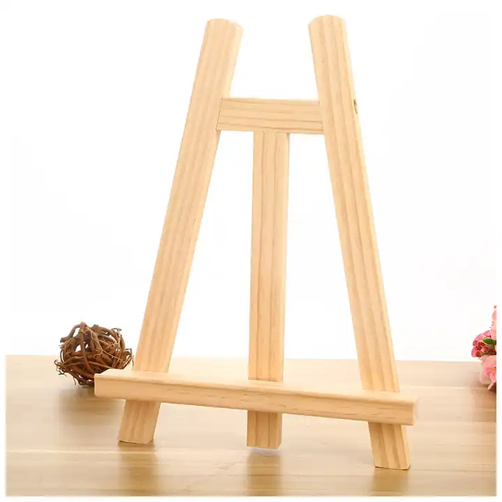 Round Head Portable Desktop Easel High Quality Kids Easel Natural Wood -  Buy Round Head Portable Desktop Easel High Quality Kids Easel Natural Wood  Product on