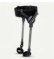 Déambulateur robotisé de rééducation des membres inférieurs assisté par exosquelette pour patients victimes d'AVC, hémiplégie, télécommande sans fil, alimentation USB, 230 kg