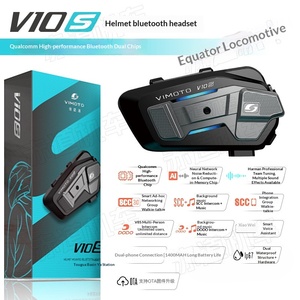 <span class=keywords><strong>Casque</strong></span> de moto Vaimaitong V10X pour <span class=keywords><strong>casque</strong></span> intégral, réduction active du bruit, interphone à distance illimitée, 5 ans - Product Image 3
