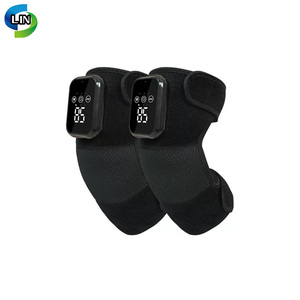 Masseur chauffant rechargeable pour genoux, enveloppe de massage vibrante, thérapie par le froid, genouillère respirante pour le soin des articulations des jambes - Product Image 5