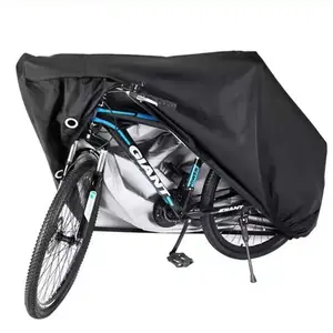 190T 폴리 에스터 PU 코팅 직물 야외 방수 안티 먼지 자전거 비 커버 UV 방지 오토바이 커버