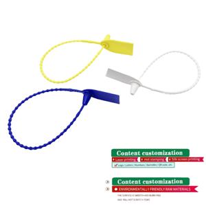 Étiquette de joint en plastique de serrure de joint en plastique sécurisée évidente d'inviolabilité Offre Spéciale pour l'étiquette de joint en plastique de cadenas de sac - Product Image 3