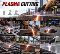 LEVIN LF CUT 65KZ Pilot Arc Plasma Cutter Kompresor Terintegrasi Sumber Udara Ganda 7.8KVA Mesin Pemotong Logam 25mm