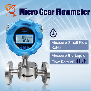 Điện áp cao kháng Micro bánh Flow Meter SS304 SS316L đầu ra trực tiếp hiện tại loại dầu Lưu lượng nước cảm biến OEM hỗ trợ - Product Image 2