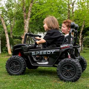 Big Size Children's 24V 2 Seater <b>Plastic</b> 4 <b>Wheels</b> Remote Control 45W Motor - Product Image 4