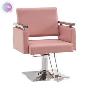 Yeni saç salonu mobilyası takım pembe altın Salon sandalyesi s kuaförlük ekipmanı kuaför koltuğu Salon sandalyesi Styling - Product Image 6
