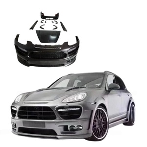 Adapté pour Porsche <span class=keywords><strong>Cayenne</strong></span> <span class=keywords><strong>Cayenne</strong></span> 958.1TURBO, modification <span class=keywords><strong>HAMANN</strong></span>, kit carrosserie large, pare-chocs avant, pare-chocs arrière, jupes latérales, large kit complet. - Product Image 1