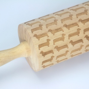 מוצק עץ מערוך בצק רולר עץ מערוך עבור מקצועי אופים - Product Image 5