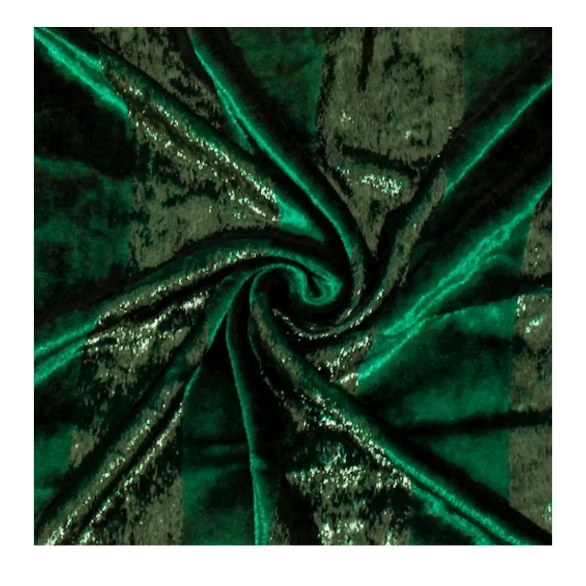 Emerald Green Metallic Velvet fabric green lame fabric shiny sheer Yarn velvet fabric for evening dress sequins velvet
