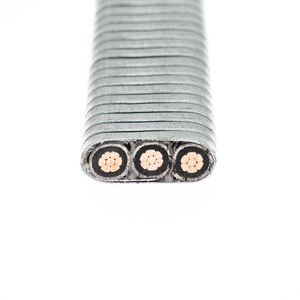 Isolation EPDM 4AWG 3C 5kV gaine plombée lourde armure <span class=keywords><strong>double</strong></span> Gal avec câble ESP 2X 3/8 CT (<span class=keywords><strong>plat</strong></span>) - Product Image 6