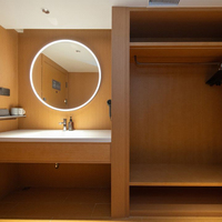 Maßgefertigtes Modernes Hotel-Apartment Schlafzimmer-Set mit Metall-Kingsize-Bett Hochwertiger Großhandel