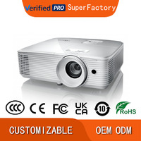 Véritable projecteur vidéo DLP Optoma EH338 3D Full HD 1080p avec décodage 4K, 3800 lumens ANSI, pour cinéma maison et affaires, format de poche