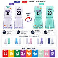Ensemble de débardeurs d'entraînement de basketball réversibles personnalisables 2026 pour adultes et enfants, conception libre, prix de gros avantageux, une pièce