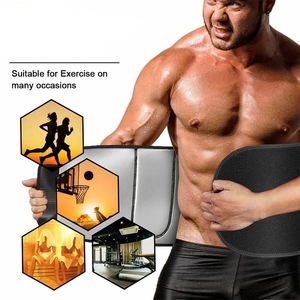 <span class=keywords><strong>Ceinture</strong></span> d'Entraînement de Taille Grande Taille Améliorée pour la Transpiration du Corps pour Entraînement à Domicile Enveloppement du Ventre pour Femmes et Hommes - Product Image 5