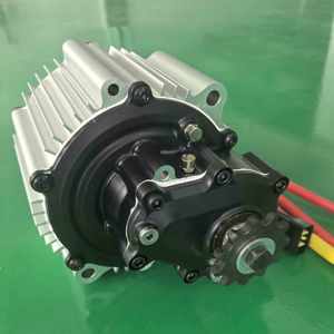 고속 23KW 72V 브러시리스 DC 모터 미드 드라이브, 오토바이 및 전기 자전거용 고밀도 스쿠터 모터 - Product Image 1